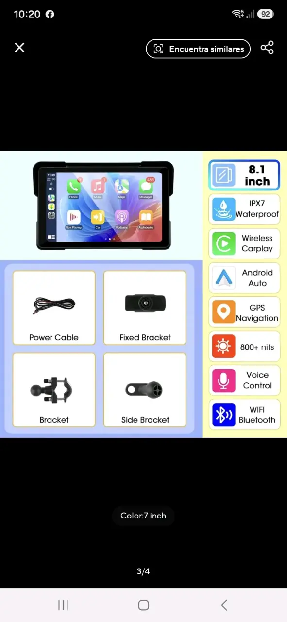 Pantalla para automóvil 8.1 pulgadas - 1