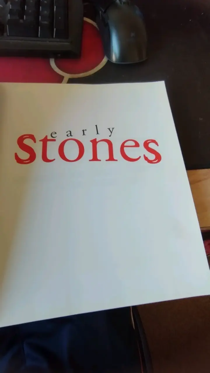 Libro Early Stones con fotos - 4