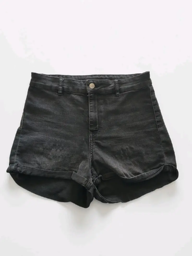 Shorts de jeans negros hym 40 - 1