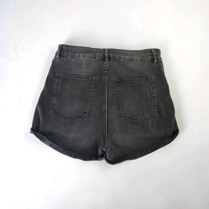 Shorts de jeans negros hym 40 - 2