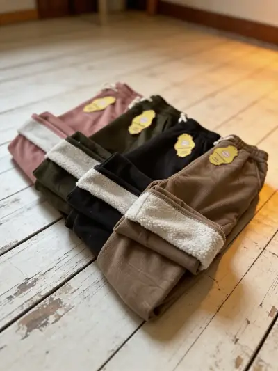 Joggers de cotele  con chiporro varios colores - miniatura 2
