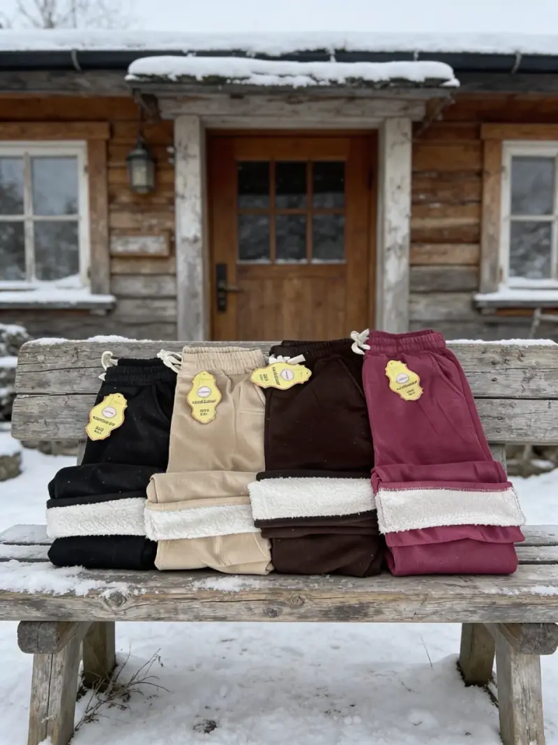 Joggers de cotele con chiporro varios colores - 3