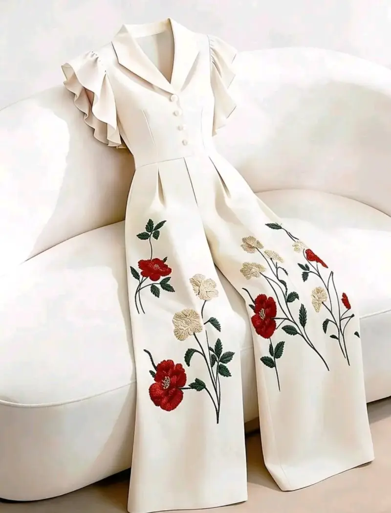 Enterito floral elegante - 3