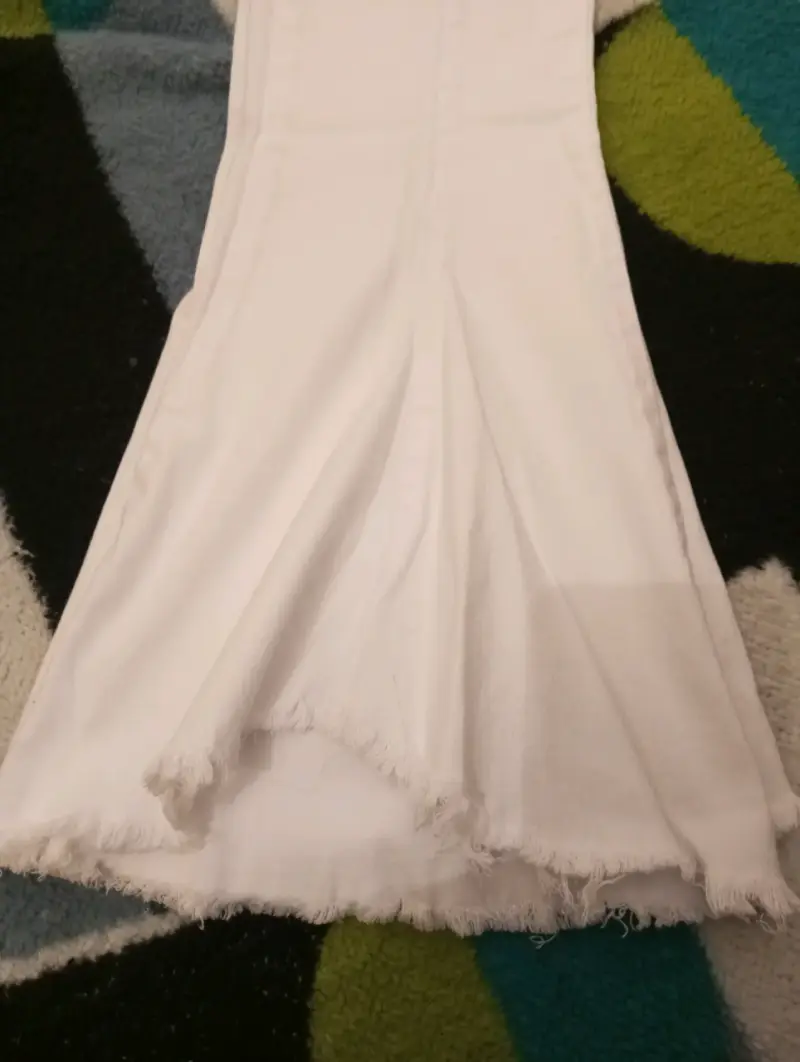 Jeans blancos con etiqueta one world nuevo 36 - 6