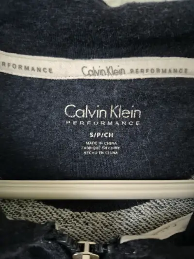Polerón Calvin Klein azul con cierre - miniatura 2