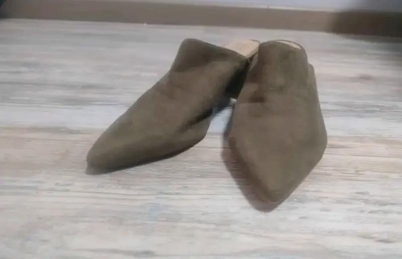 Zapatos mule punta fina taco cuadrado - 3