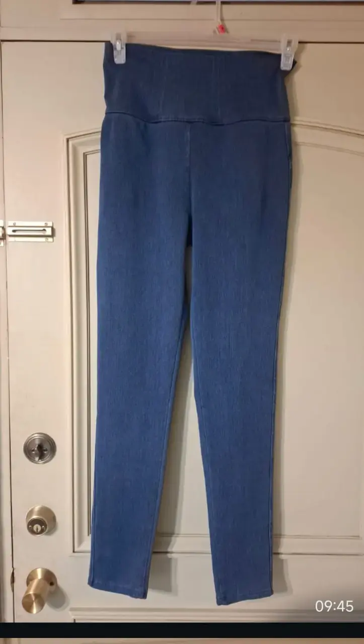 Pantalones de mezclilla azul