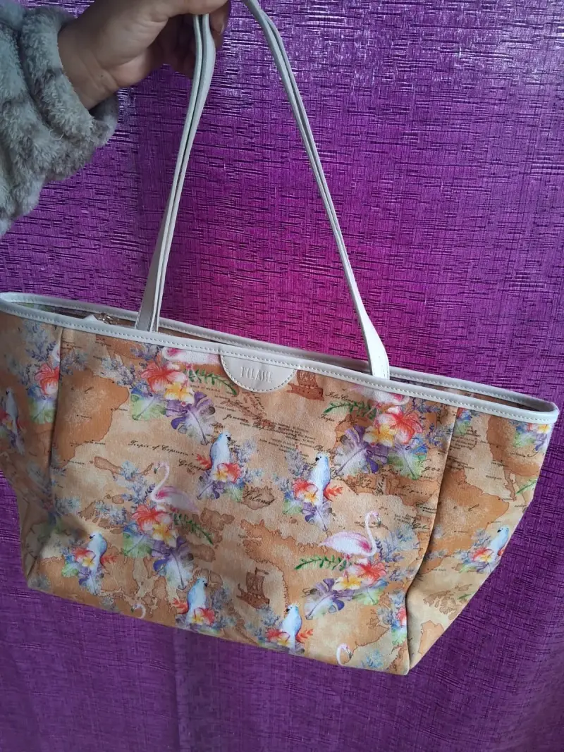 Cartera con estampado de mapas - 2