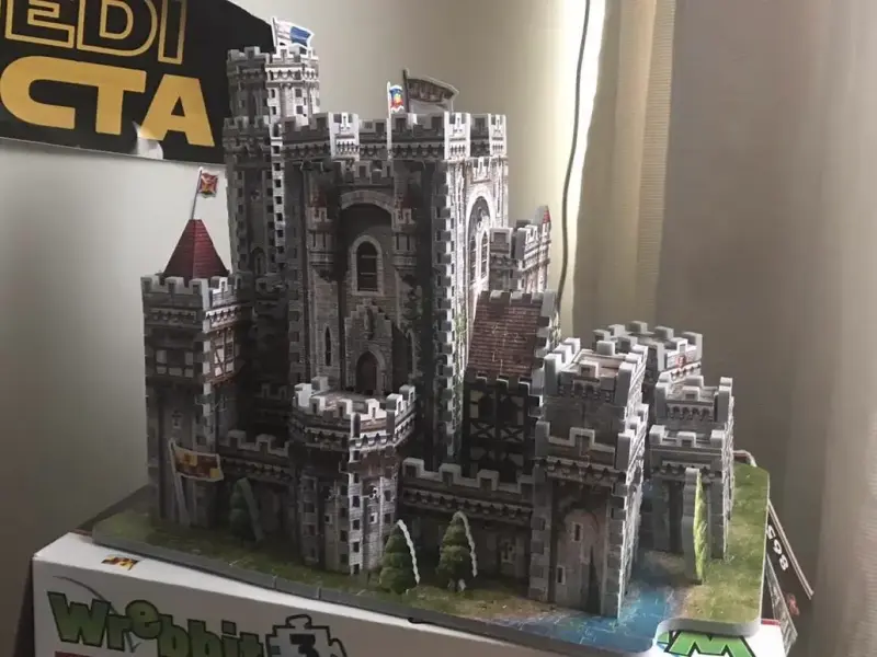 Puzzle 3D Wrebbit Castillo Camelot - 2