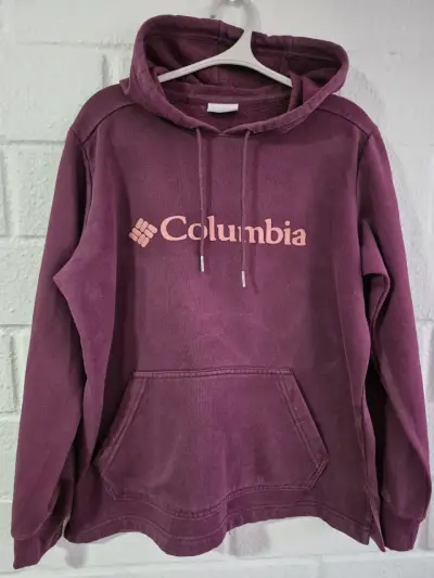 Polerón morado Columbia con capucha - miniatura 1