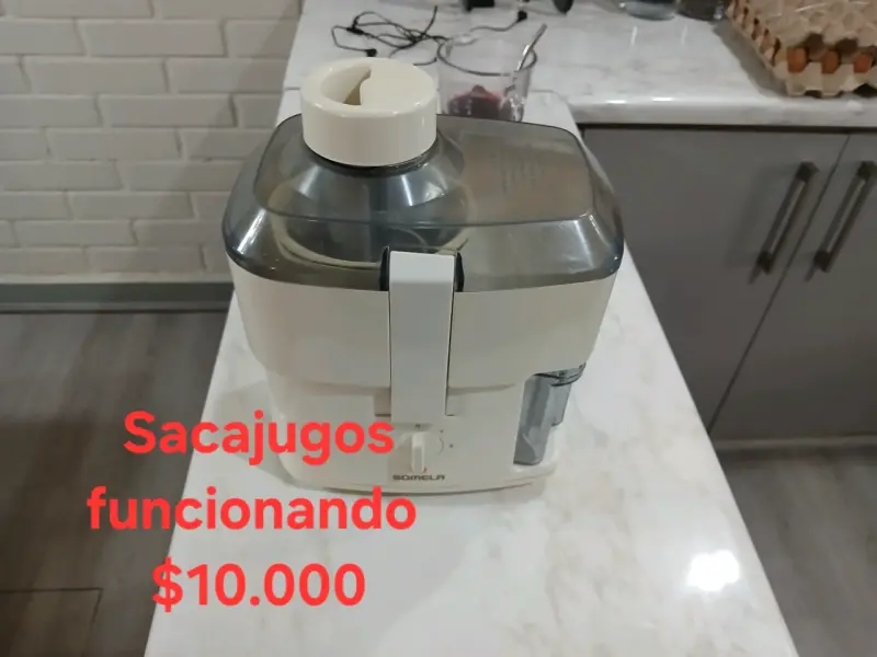 Sacajugos Somela blanco en buen estado