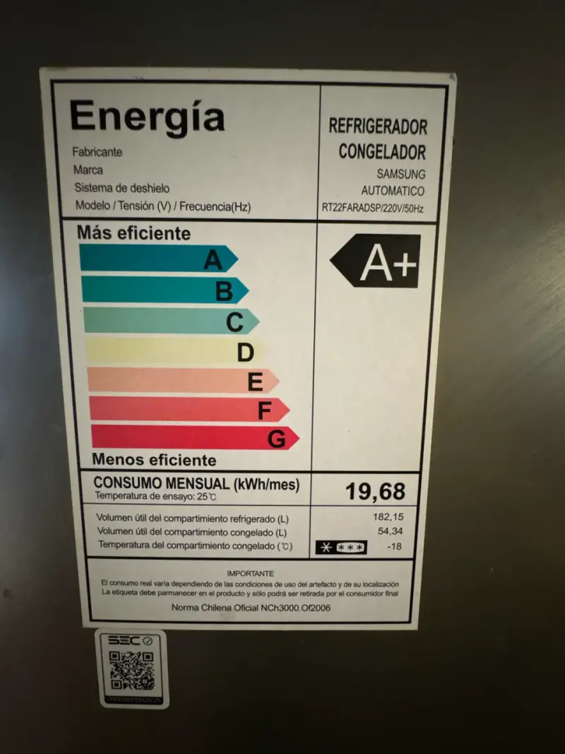 Refrigerador Samsung A+ - 1