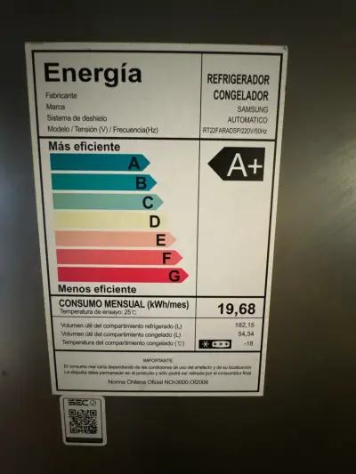 Refrigerador Samsung A+ - miniatura 1