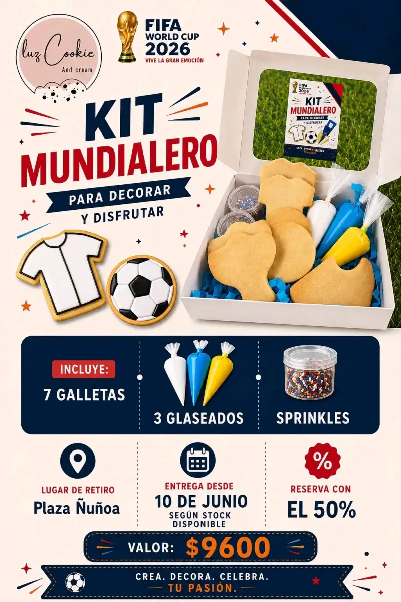 Kit Mundialero de Galletas