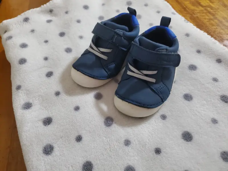 Zapatitos azules de bebé - 1