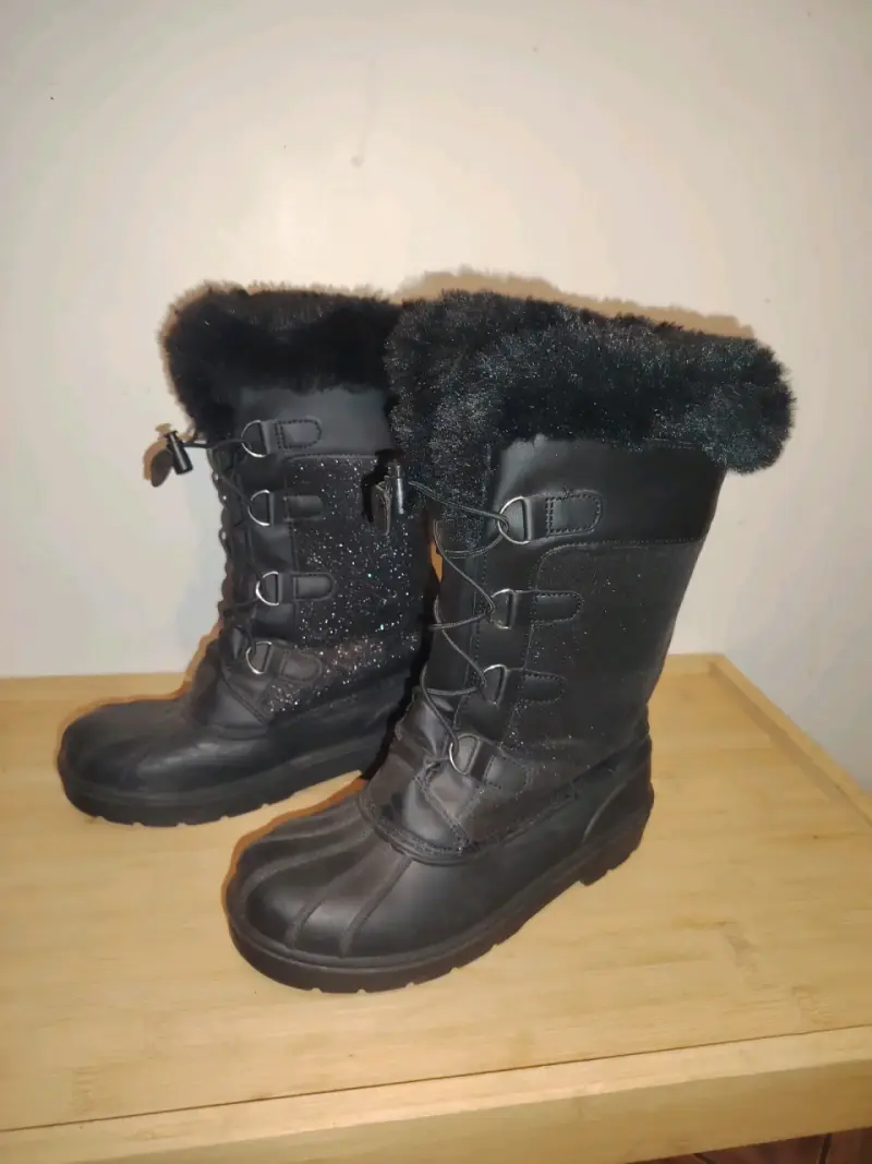 Botas de invierno negras nro 35 - 4