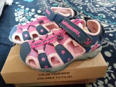 Sandalias Bubblegummers con luces nuevas número 27 - miniatura 2