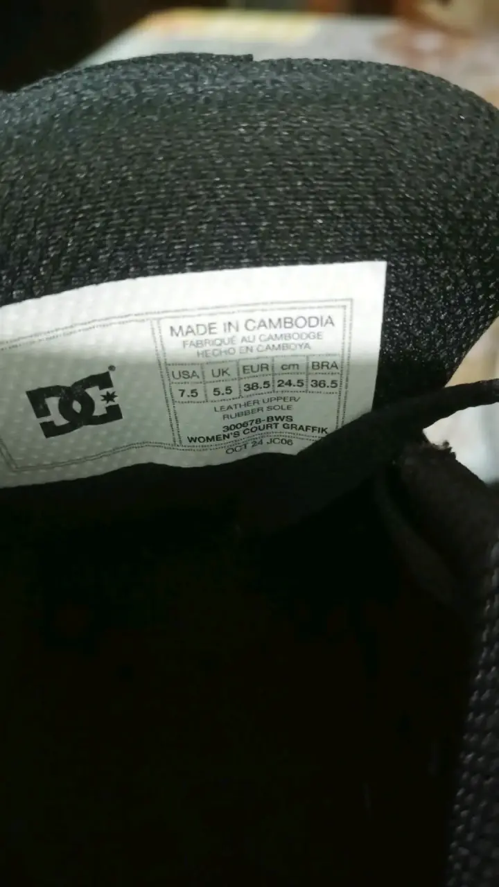 Zapatillas negras DC logo grande - 4