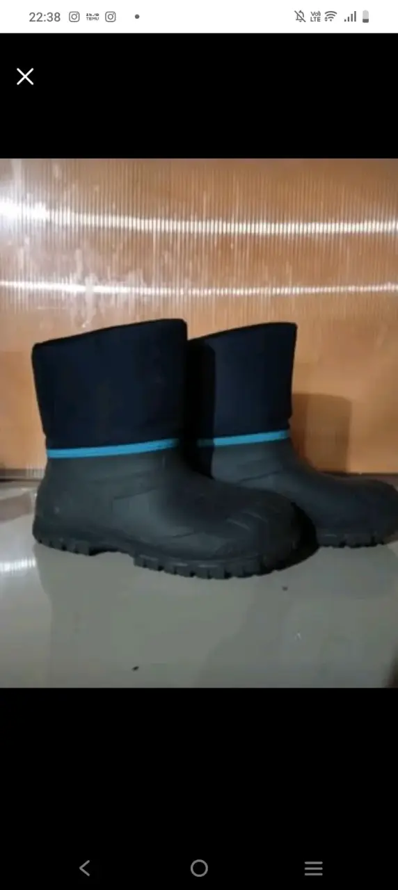 Botas impermeables negras - 1