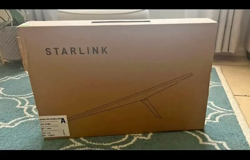 Kit de internet satelital Starlink