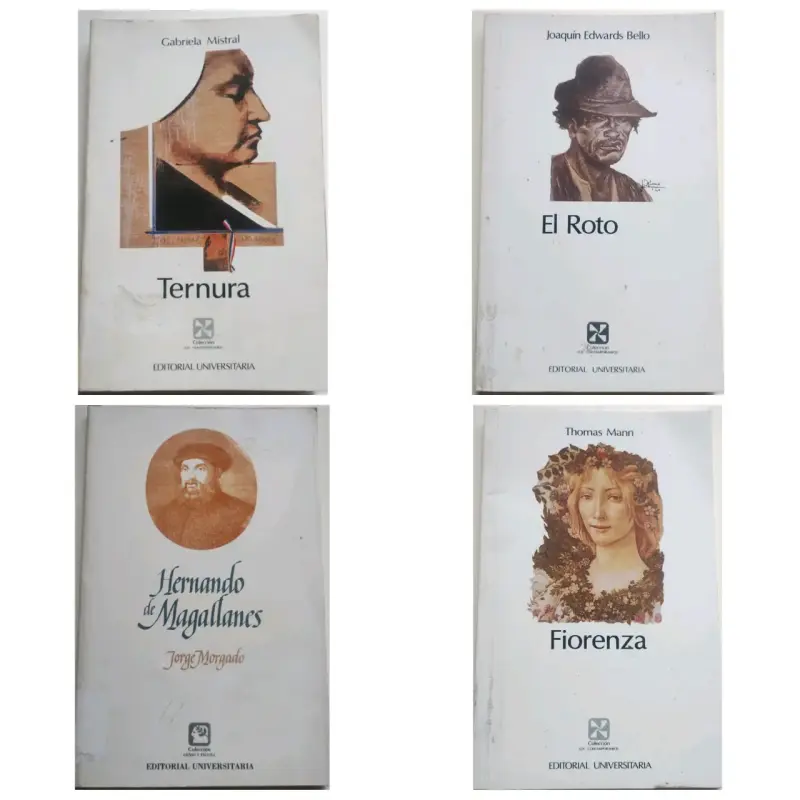 Pack 4 libros Universitaria Mistral Edwards Bello