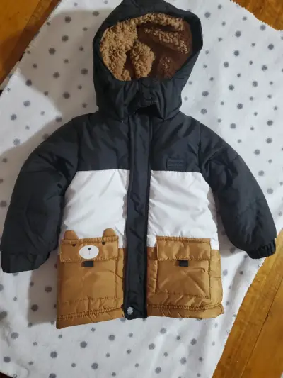 Parka infantil con gorro - miniatura 1