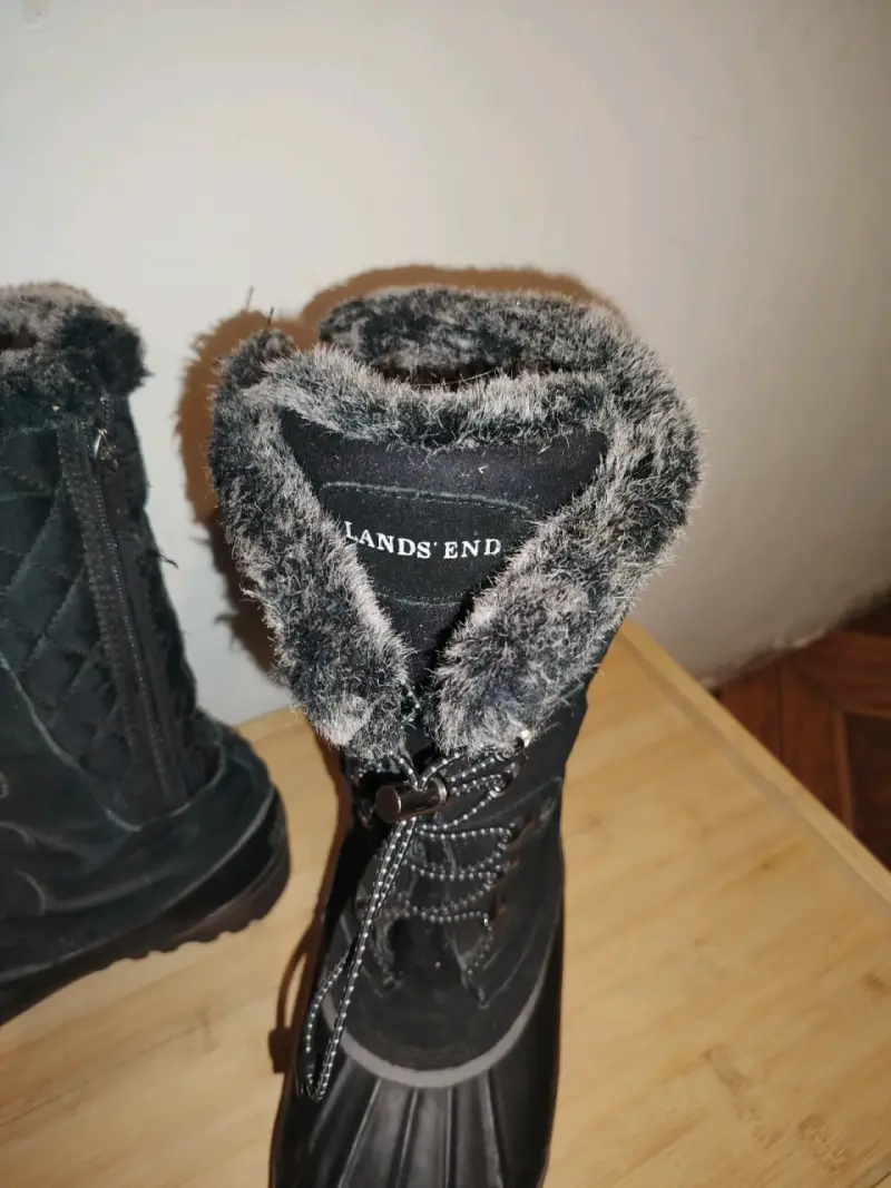 Botas invernales negras con forro nro 40 - 6