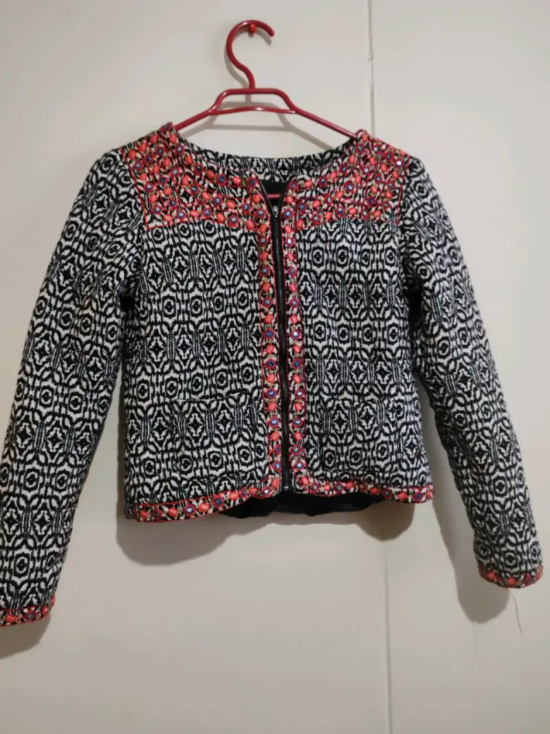 Chaqueta bohemia bordada - 1