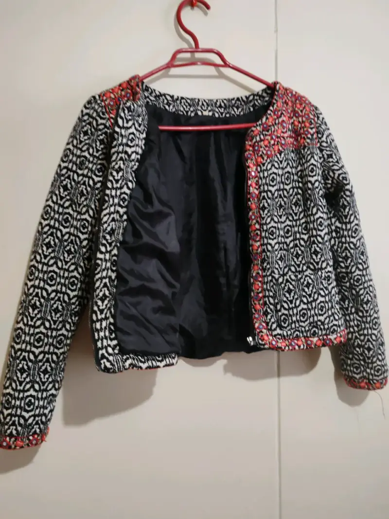 Chaqueta bohemia bordada - 2
