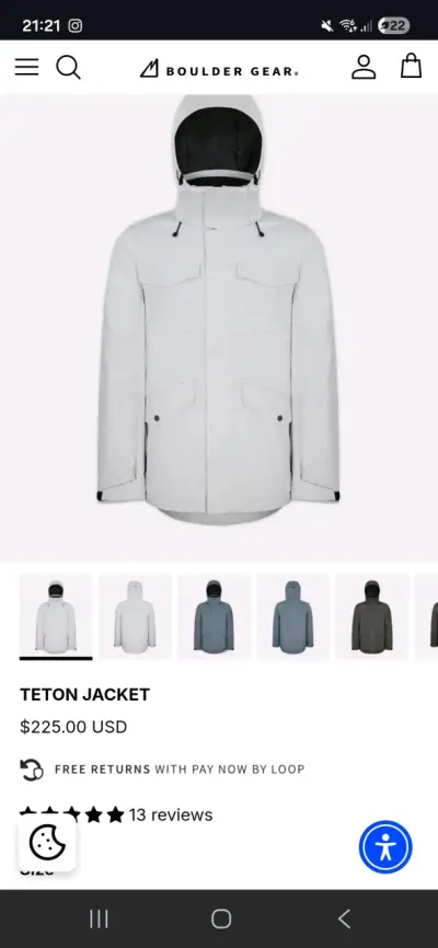 Chaqueta profesional para el frio, ski - miniatura 6