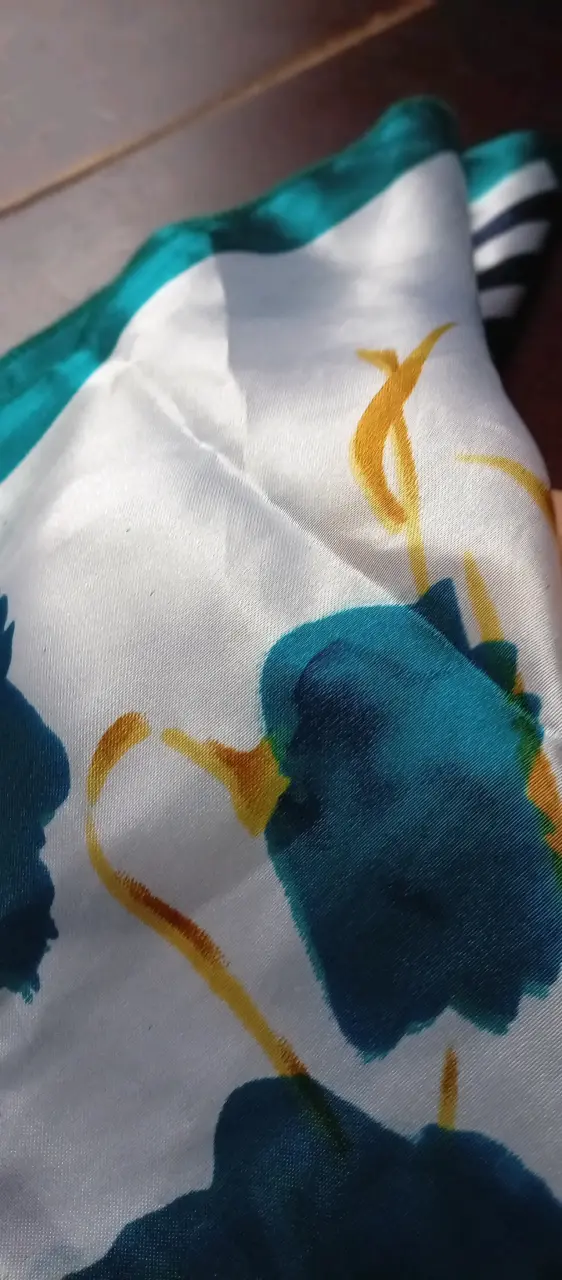 Paño estampada azul y blanco - 3