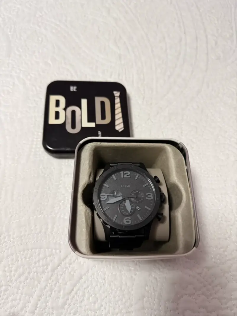Reloj Fossil JR1401 negro cronógrafo - 2