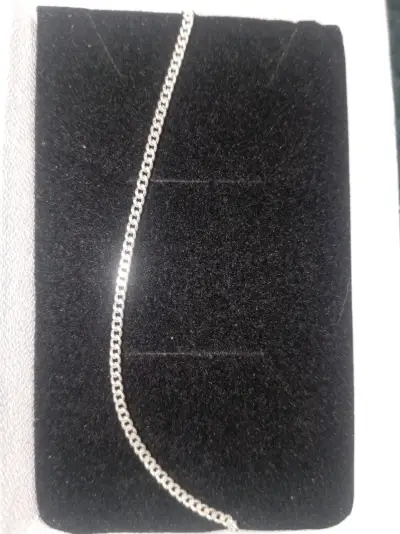 Cadena de plata brillante - miniatura 1
