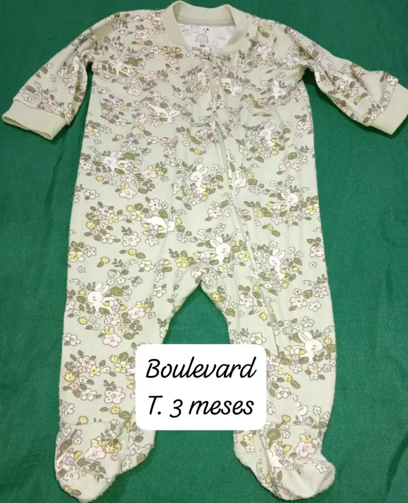 Conjunto bebé verde 3 meses - 5