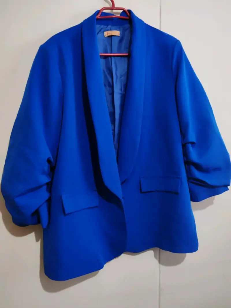 Blazer azul mujer - 1