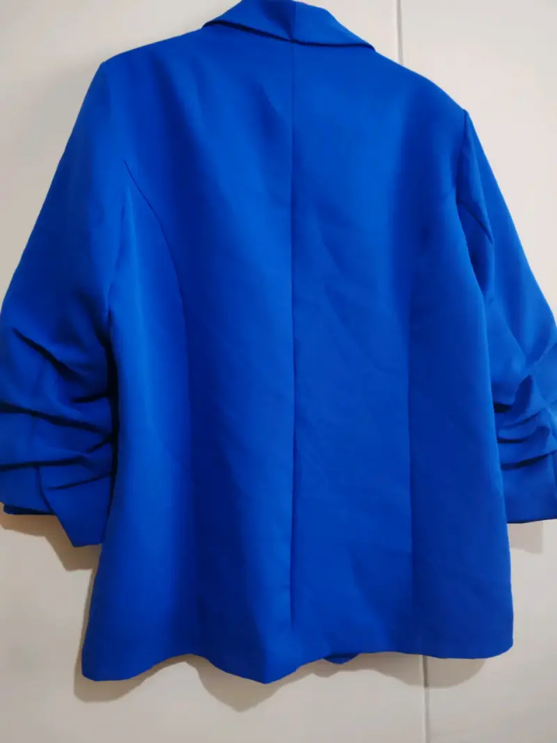 Blazer azul mujer - 5