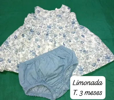 Vestido bebé Limonada 3 meses - miniatura 6