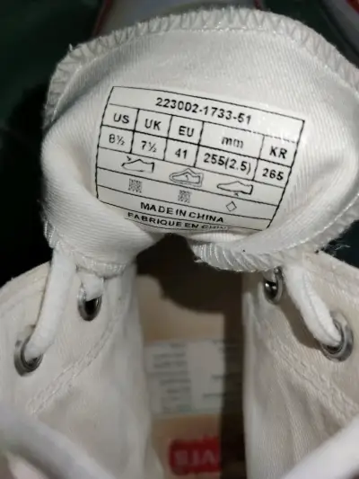 Zapatillas blancas de caña alta - miniatura 2