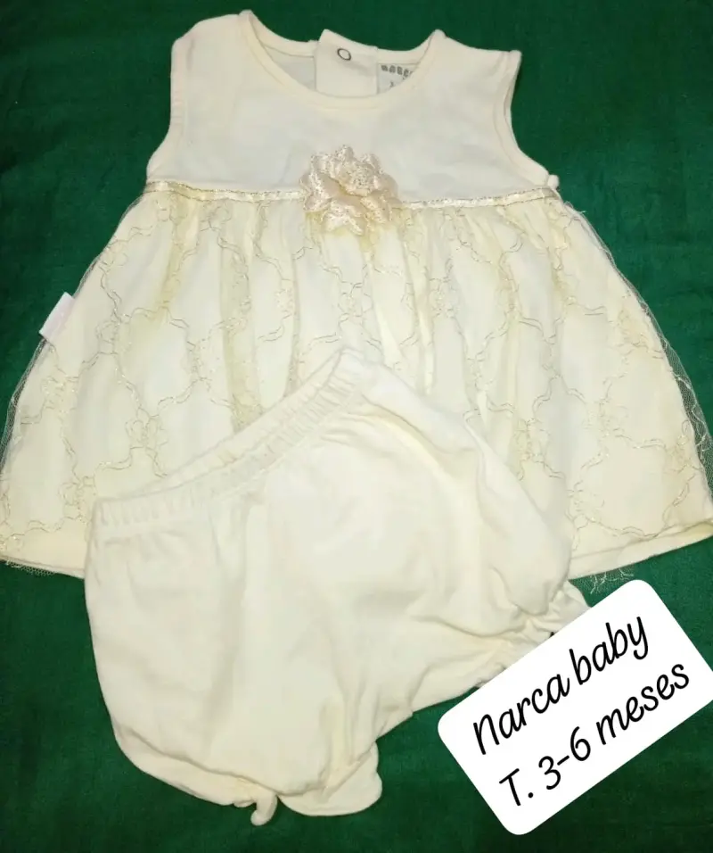 Vestido bebé 3-6 meses - 2