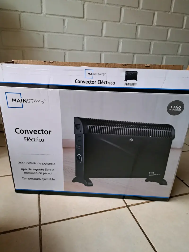 Calefactor eléctrico negro - 2