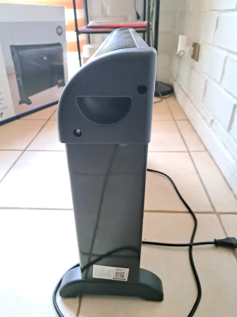 Calefactor eléctrico negro - 4