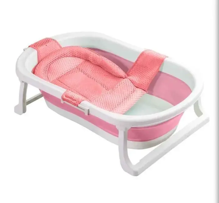 Tina de baño para bebé rosa