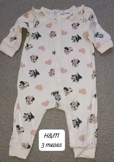 Pijama bebé Minnie 3 meses - miniatura 1