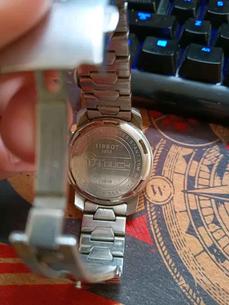 Reloj Tissot Touch plateado - 3