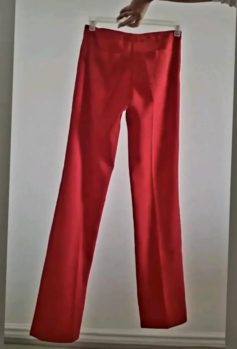 Pantalones rojos de vestir - 1
