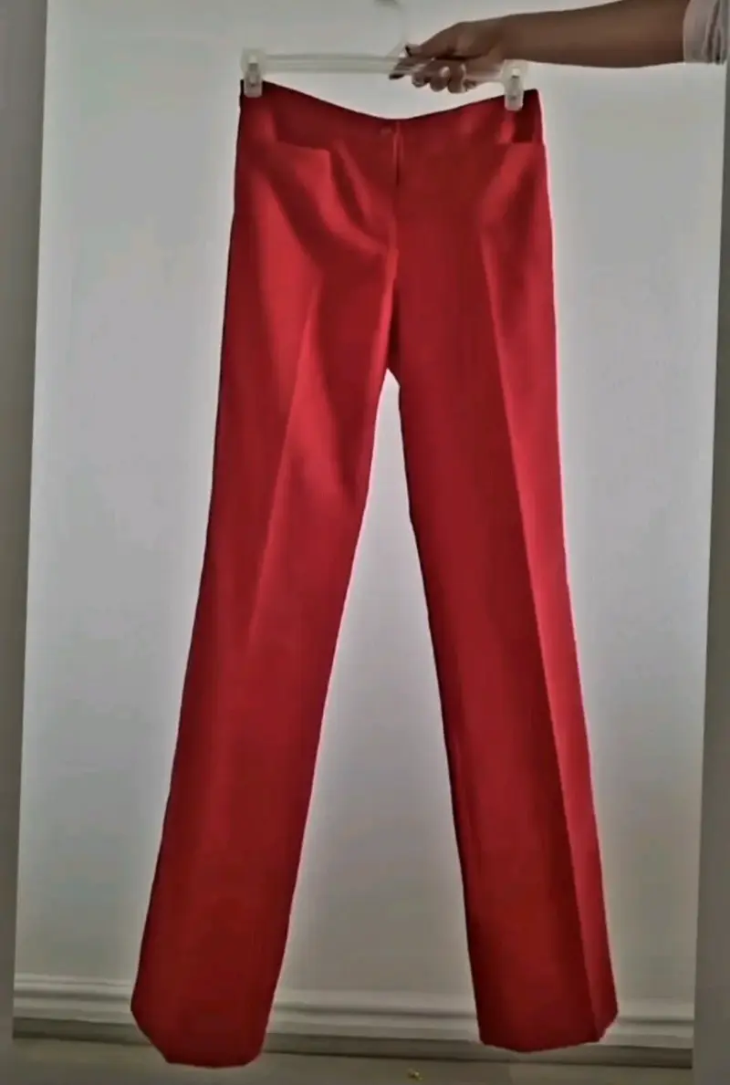 Pantalones rojos de vestir - 2