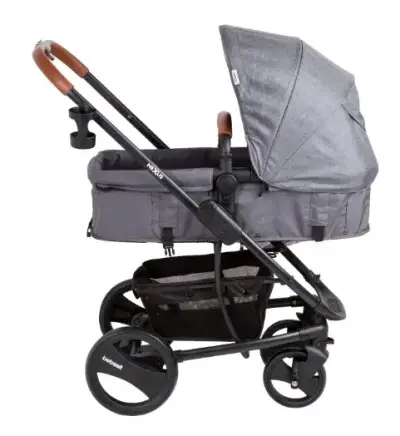 Coche para bebé plegable negro - miniatura 2