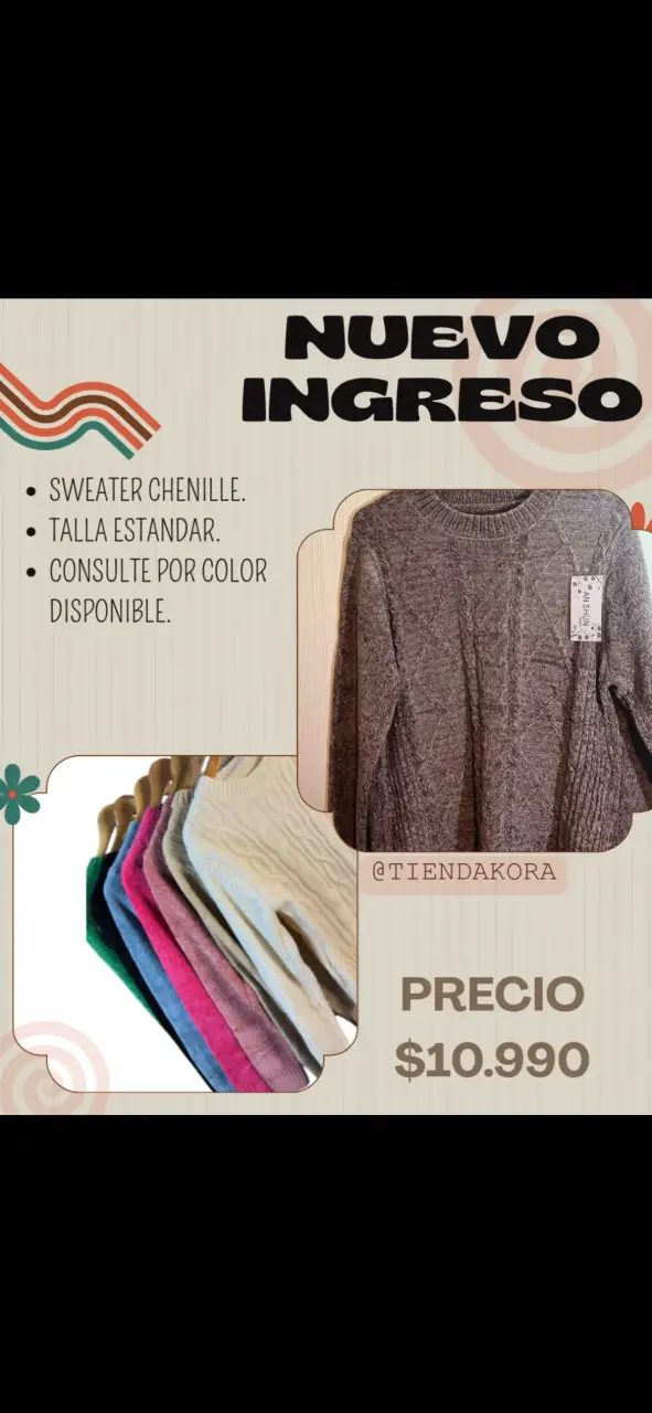 Sweater chenille gris