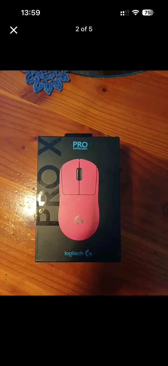 Mouse Logitech Pro Superlight rosa