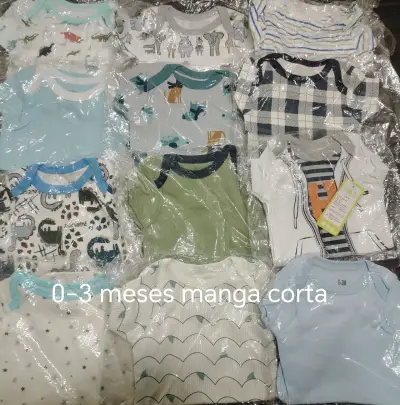 Set de bodies de bebé manga larga - miniatura 2